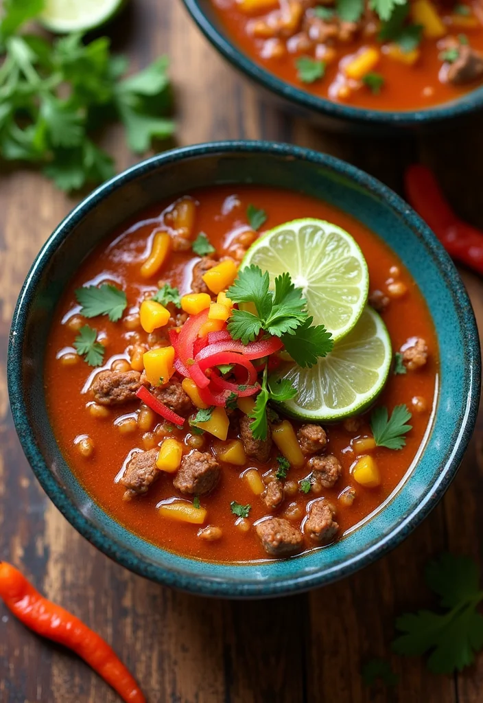 12 Beef Barley Soup In Crockpot Ideas That Make Dinner So Much Easier - 3. Spicy Southwest Beef Barley Soup