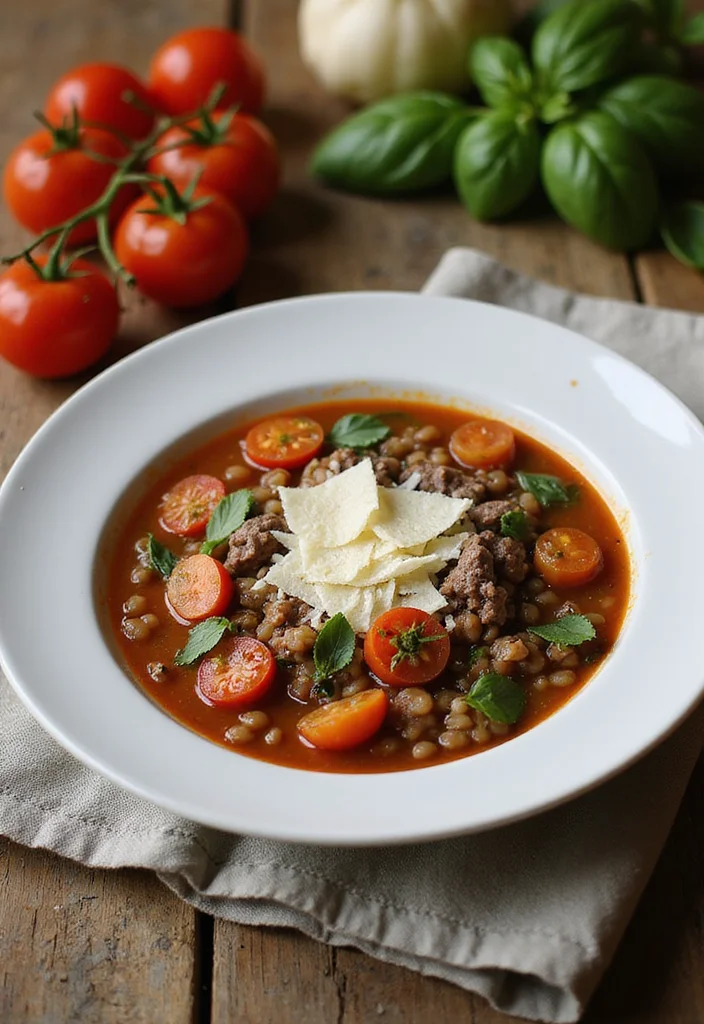 12 Beef Barley Soup In Crockpot Ideas That Make Dinner So Much Easier - 4. Italian Herb Beef Barley Soup