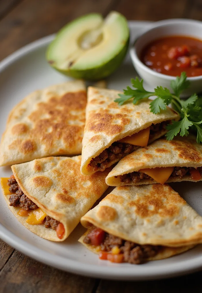 12 Beef Bottom Round Roast Recipes Crockpot Recipes That Taste Incredible - 10. Mexican Beef Quesadillas