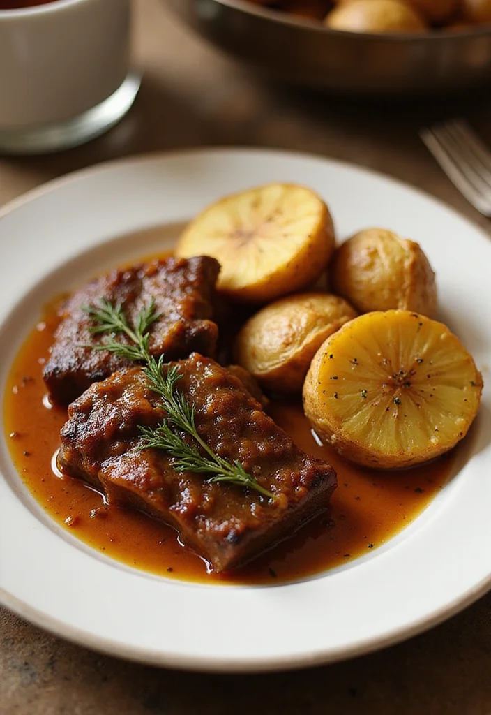 12 Braised Beef Short Ribs Dutch Ovens Ideas That Make Dinner So Much Easier - 9. Paprika and Mustard Braised Short Ribs