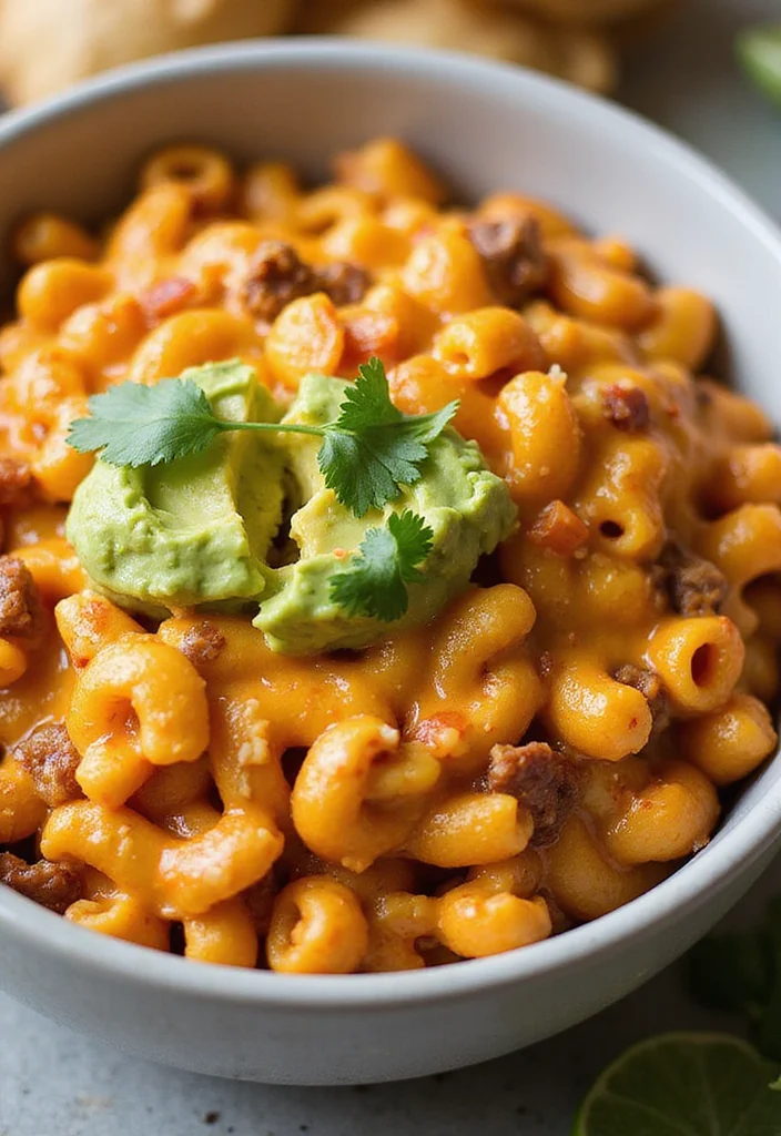 12 Cheesy Macaroni And Beef Meals Perfect For Weeknight Cooking - 7. One-Pot Cheesy Taco Mac