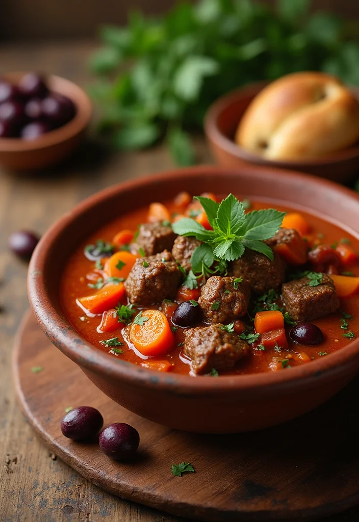 12 Fast & Flavorful Slow Cooker Beef Stew Meat Recipes To Cook This Week - 5. Mediterranean Beef Stew with Olives