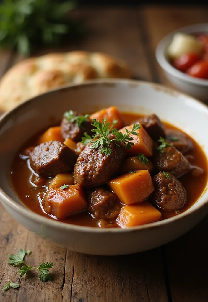12 Fast & Flavorful Slow Cooker Beef Stew Meat Recipes To Cook This Week - 9. Sweet and Savory Beef Stew