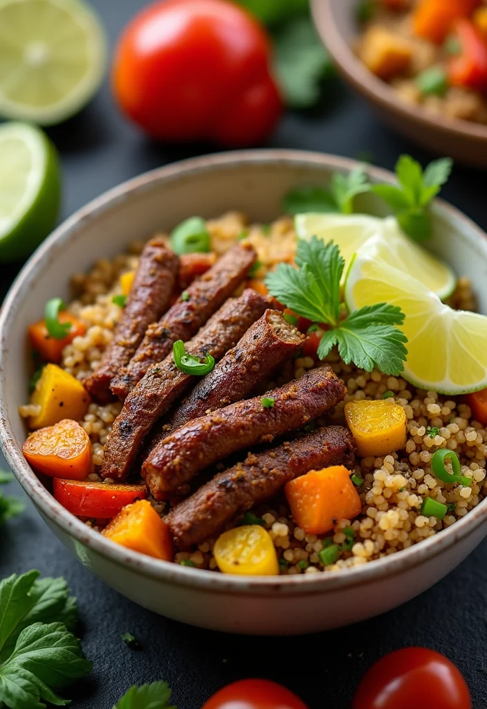 12 Underrated Beef Chorizo Recipes Worth Making - 1. Spicy Beef Chorizo Quinoa Bowl