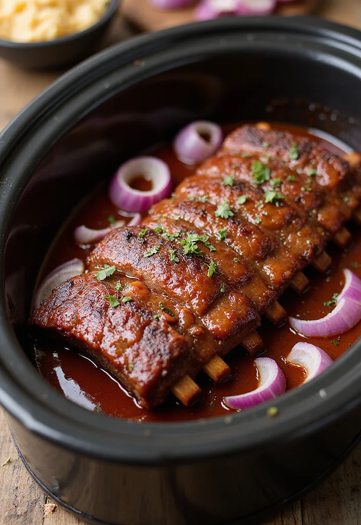 13 Fast & Flavorful Boneless Beef Short Ribs Recipes To Cook This Week - 1. Slow Cooker BBQ Boneless Beef Short Ribs