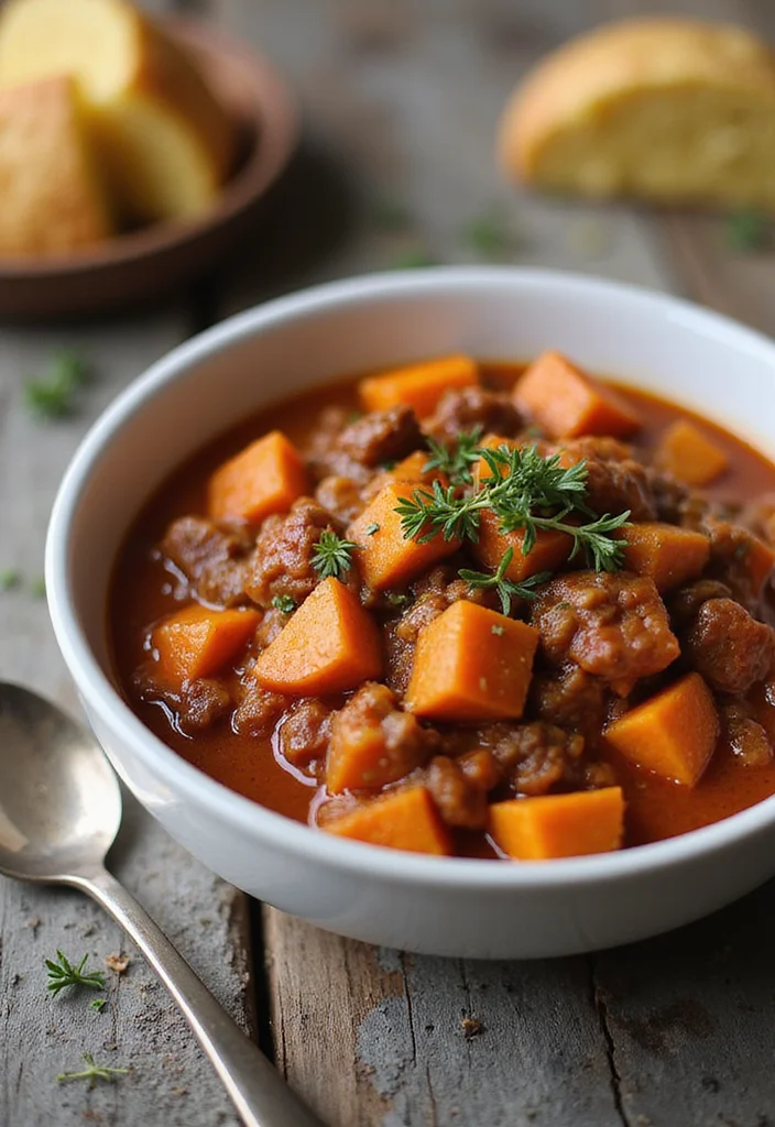 13 Slow Cooker Beef Ragu Recipes Everyone Is Searching For - 10. Sweet Potato Beef Ragu