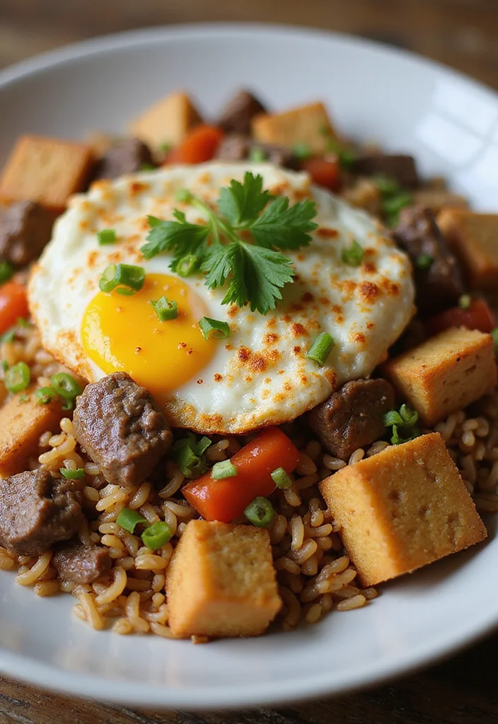 14 Beef Fried Rice With Egg Meals Perfect For Weeknight Cooking - 14. Beef Fried Rice with Egg and Tofu