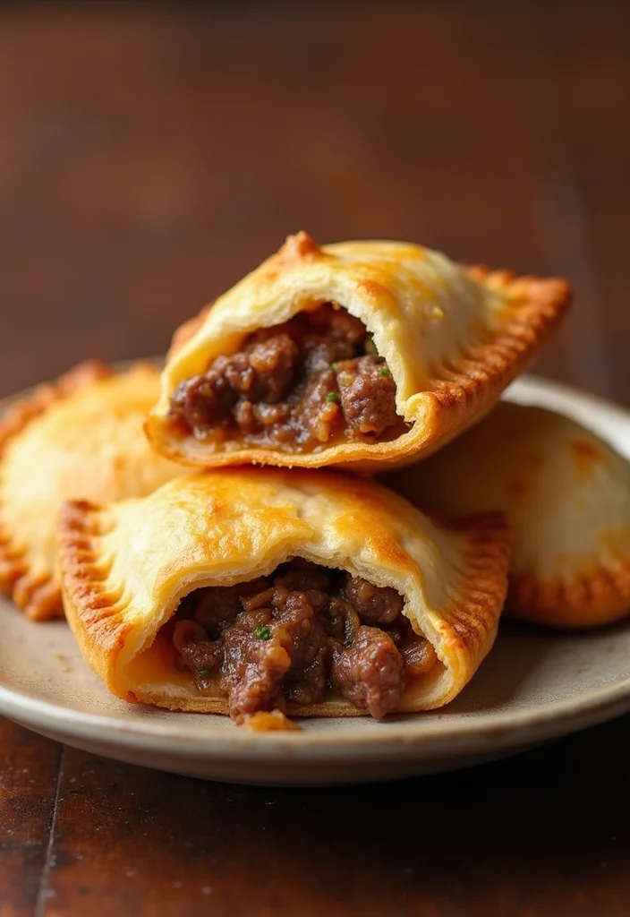 14 Beef Hand Pies Recipes Packed With Big Flavor - 10. Beef and Caramelized Onion Hand Pies