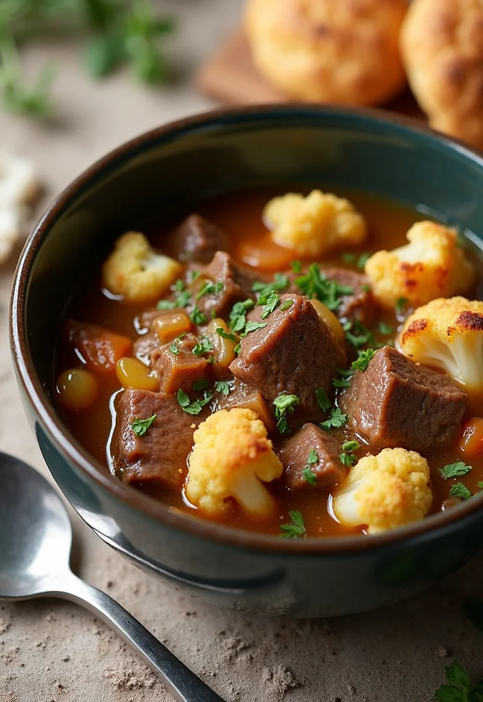 14 Crowd-Pleaser Beef French Onion Soup Ideas You’ll Save Immediately - 13. Beef French Onion Soup with Cauliflower
