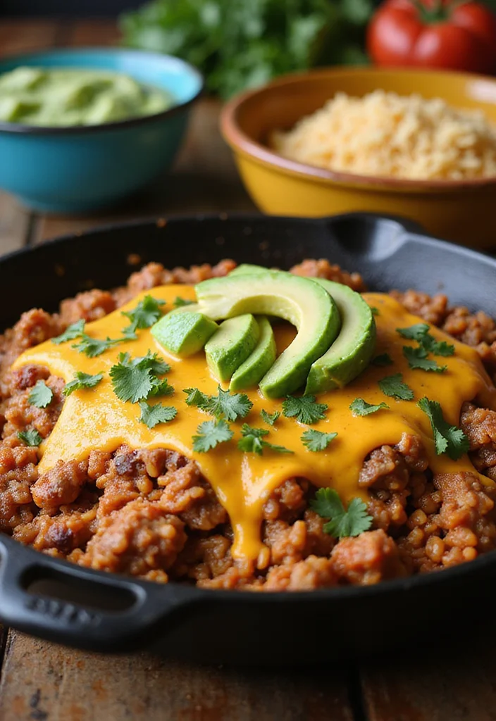 14 Fast & Flavorful Beef And Rice Recipes To Cook This Week - 4. Mexican Beef and Rice Skillet