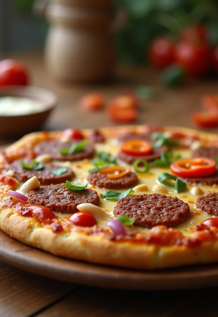 14 Genius Ways To Use Beef Patty Dinner Ideas Tonight - 11. Beef Patty Pizza