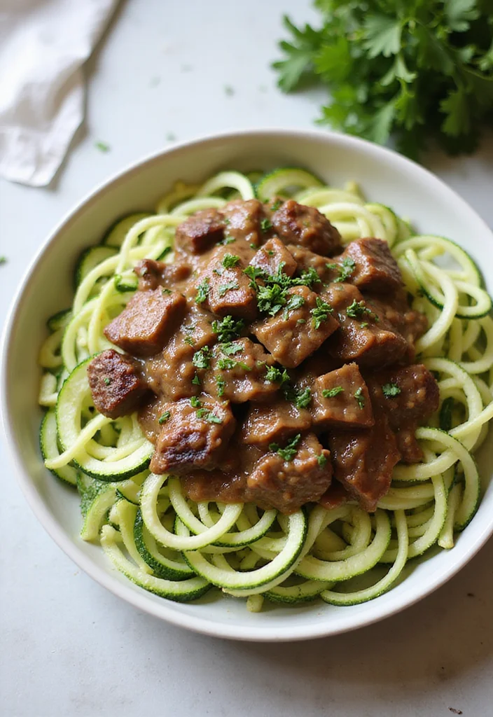 15 Classic Beef Stroganoff Recipes Packed With Big Flavor - 8. Keto Beef Stroganoff