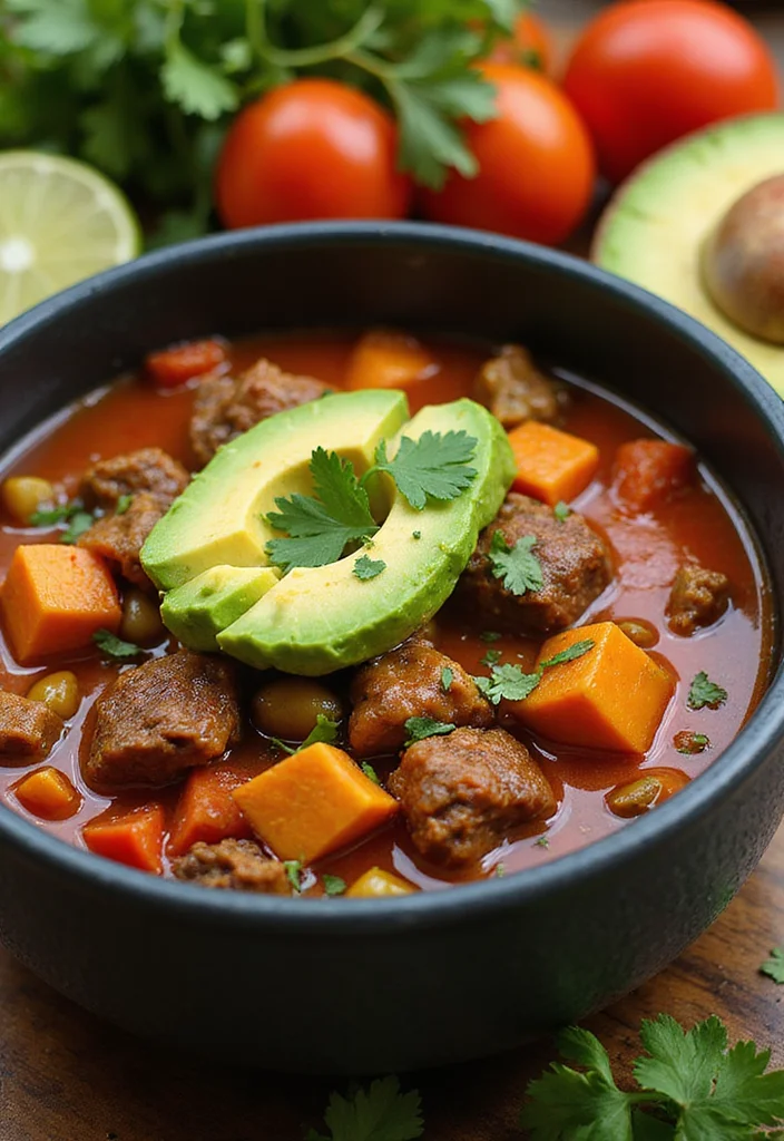 15 Comforting Old Fashioned Vegetable Beef Soup Dishes To Warm Your Night - 11. Mexican-Style Vegetable Beef Soup