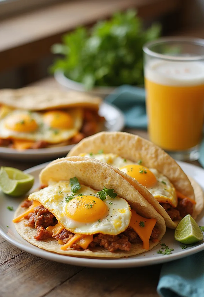 15 Corned Beef Tacos Recipes Packed With Big Flavor - 10. Corned Beef Breakfast Tacos