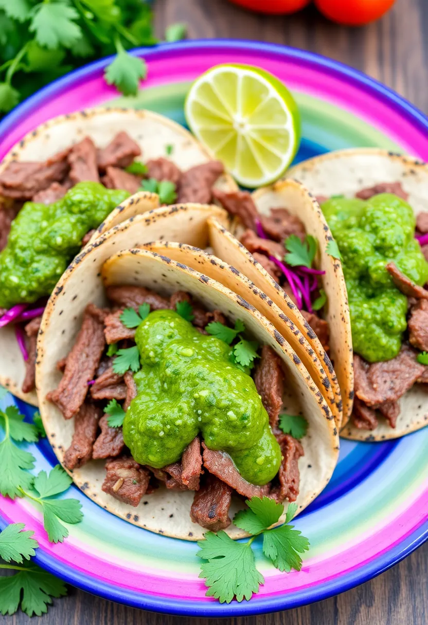 15 Corned Beef Tacos Recipes Packed With Big Flavor - 15. Corned Beef Tacos With Herb Chimichurri