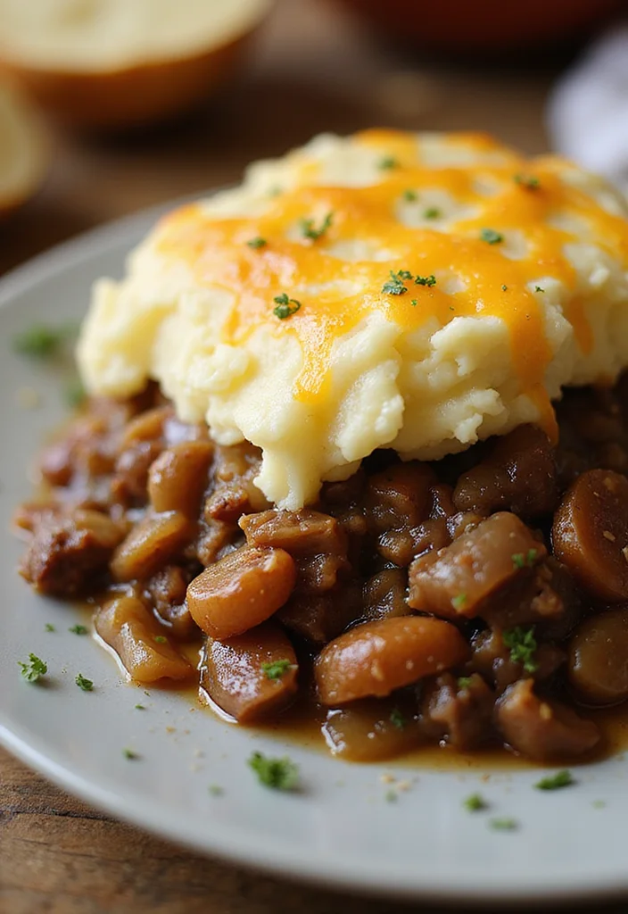 15 Fast & Flavorful French Onion Casserole Beef Recipes To Cook This Week - 4. French Onion Shepherd's Pie