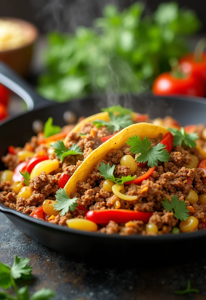 15 Ground Beef Taco Cabbage Skillet Dinners That Even Picky Eaters Love - 4. One-Pan Taco Cabbage Stir Fry