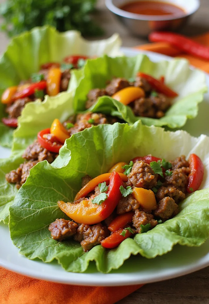 15 Underrated Beef Lettuce Wraps Recipes Worth Making - 12. Sweet and Sour Beef Lettuce Wraps