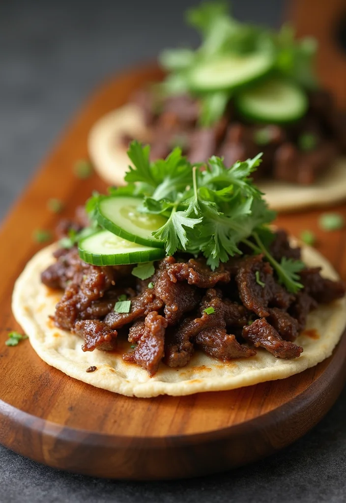 16 Easy Korean Beef Short Ribs Meals That Always Impress - 13. Korean Beef Short Ribs Flatbread