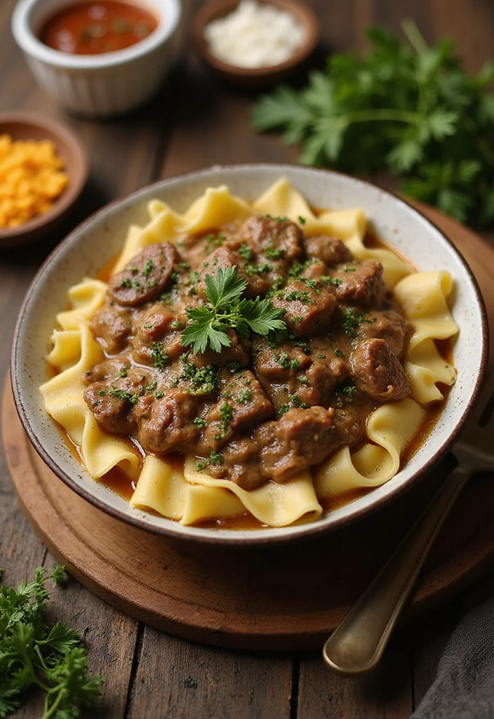 16 Genius Ways To Use Recipes To Make With Ground Beef Tonight - 2. One-Pot Beef Stroganoff