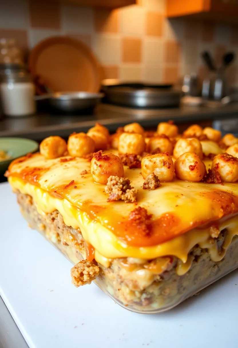 16 Ground Beef And Tater Tot Meals Perfect For Weeknight Cooking - 4. Cheesy Beef and Tater Tot Casserole