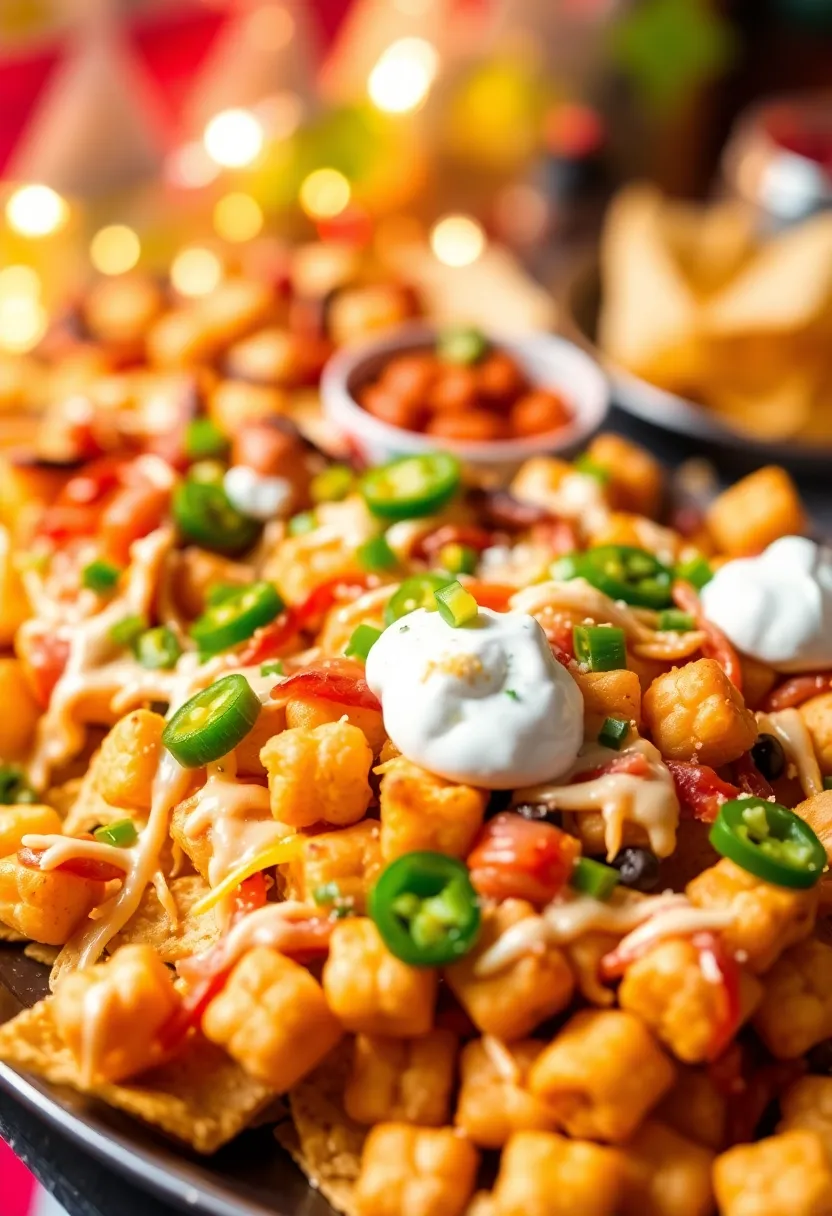 16 Ground Beef And Tater Tot Meals Perfect For Weeknight Cooking - 5. Loaded Tater Tot Nachos