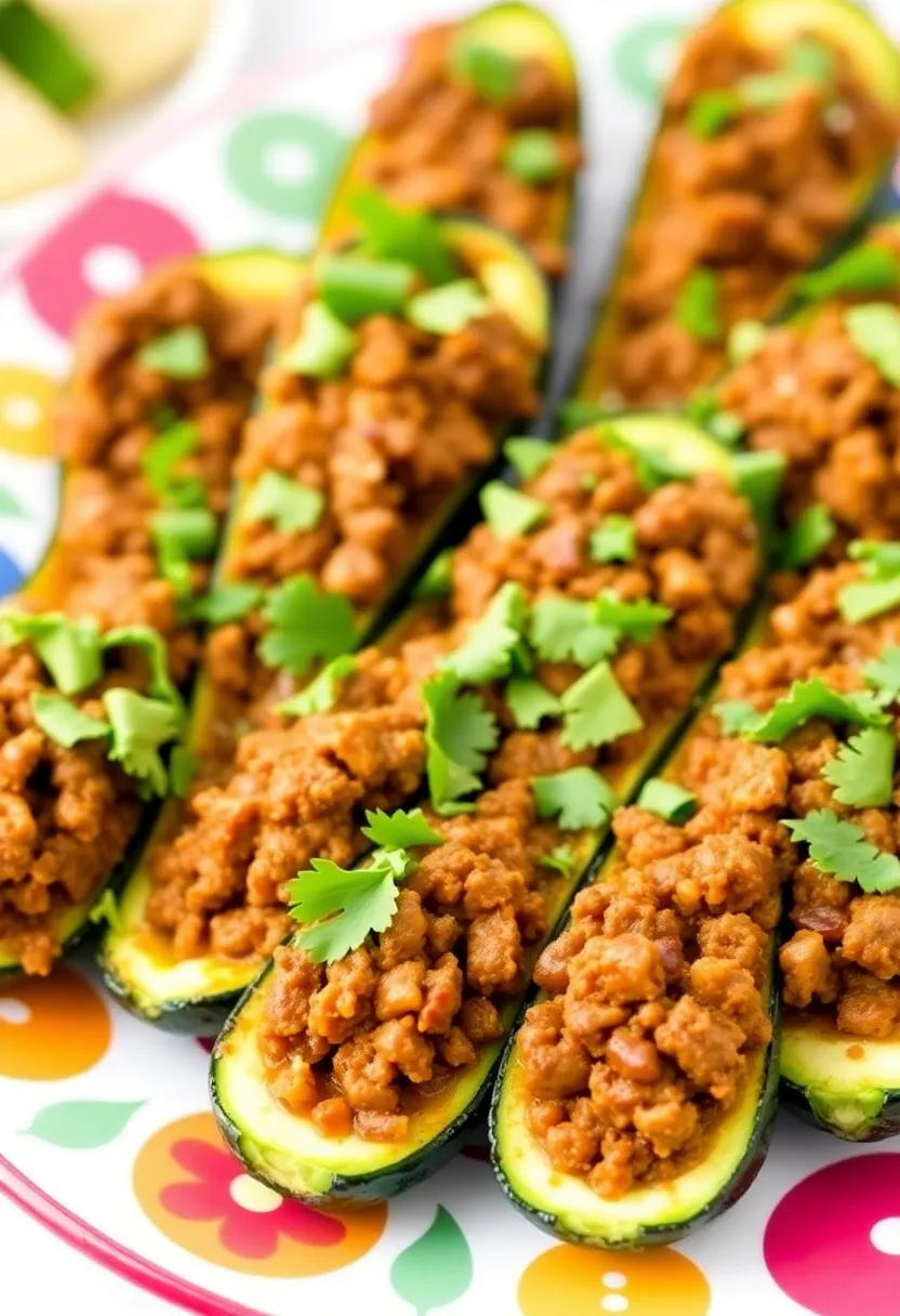 16 Must-Try Zucchini Boats Beef Dishes For Busy Nights - 16. Curry Zucchini Boats
