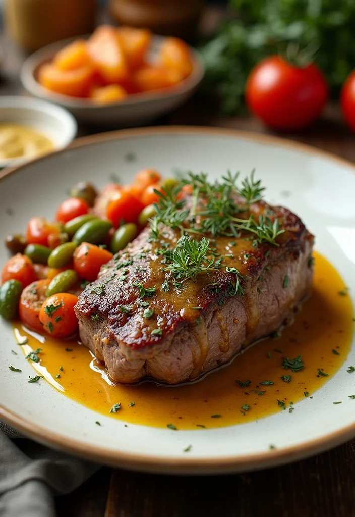 17 Beef Chuck Roast Recipes Crockpot Recipes Everyone Is Searching For - 16. Beef Chuck Roast with Mustard and Herbs