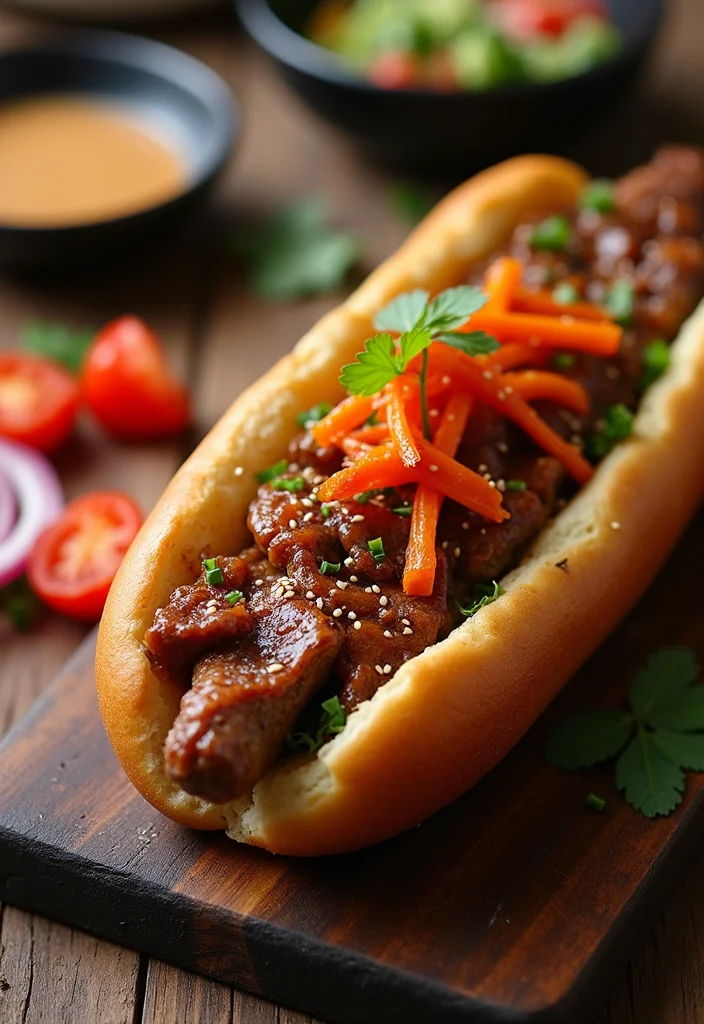 17 Beef Hot Dog Recipes Everyone Is Searching For - 4. Korean BBQ Beef Hot Dog