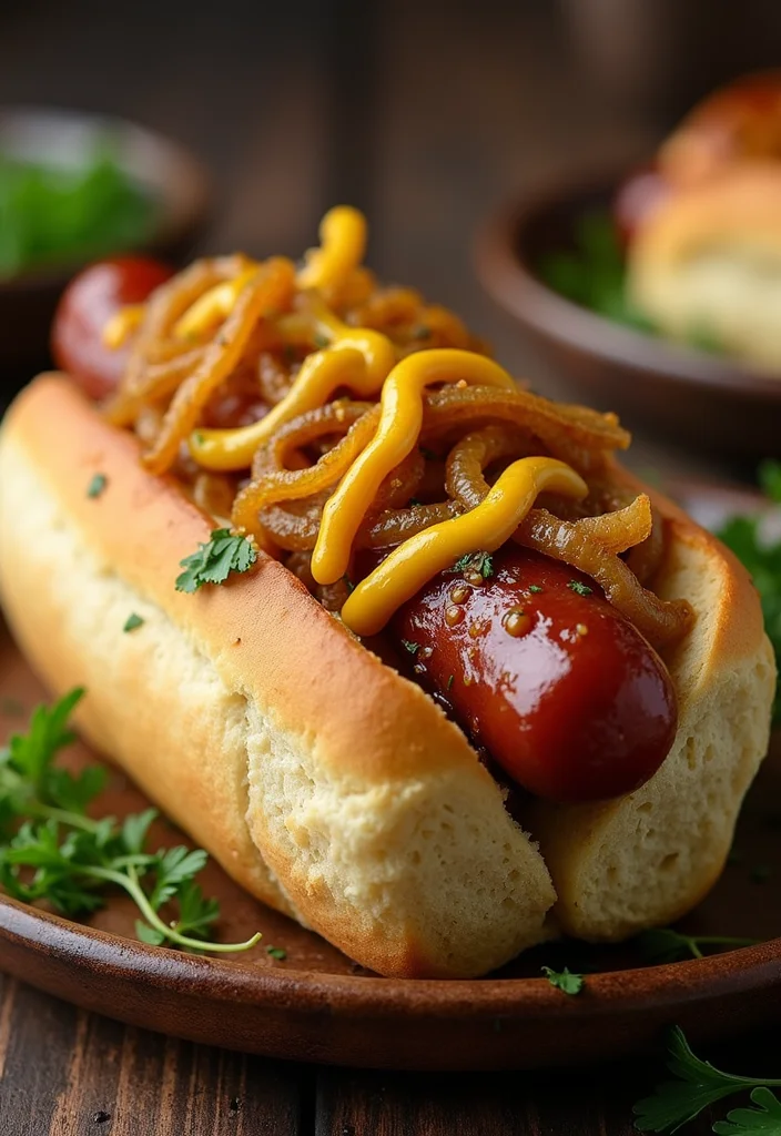 17 Beef Hot Dog Recipes Everyone Is Searching For - 6. Gourmet Beef Hot Dog with Caramelized Onions