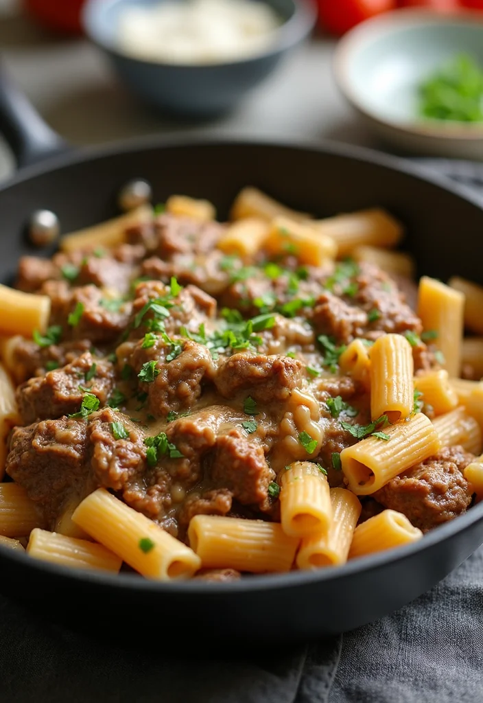 17 Fast & Flavorful Beef Stroganoff No Mushrooms Recipes To Cook This Week - 5. Beef Stroganoff Skillet Meal