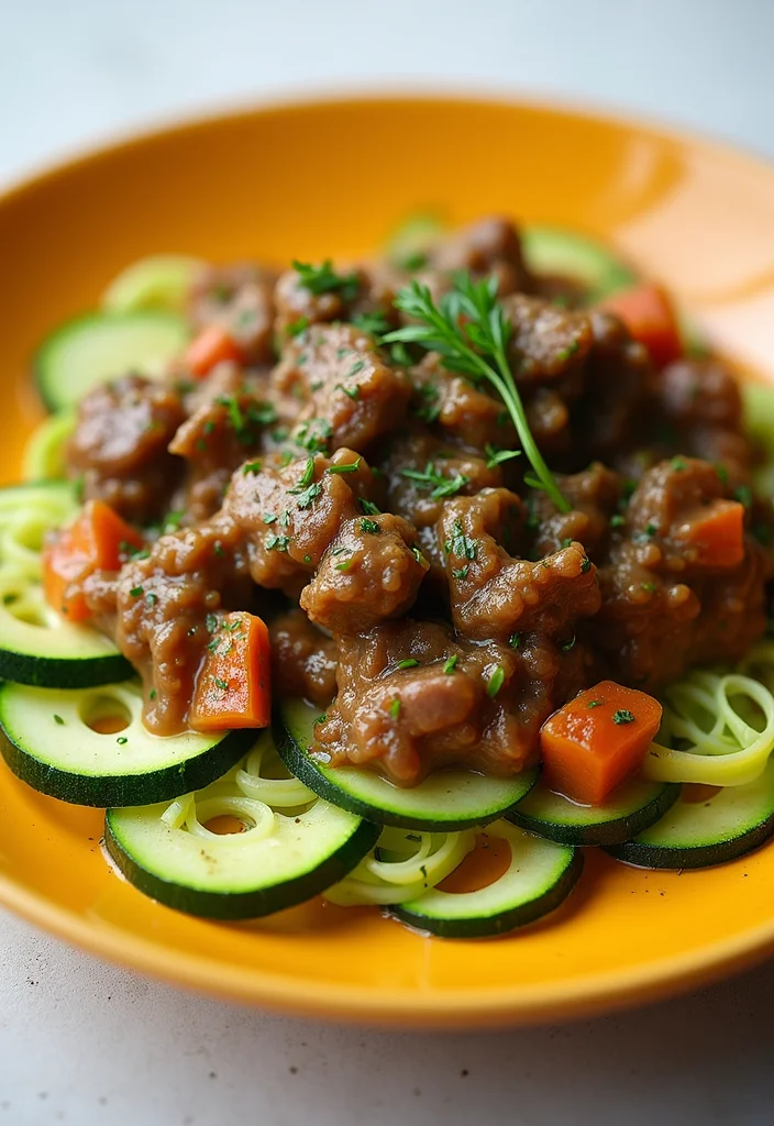 17 Fast & Flavorful Beef Stroganoff No Mushrooms Recipes To Cook This Week - 8. Beef Stroganoff with Zucchini Noodles
