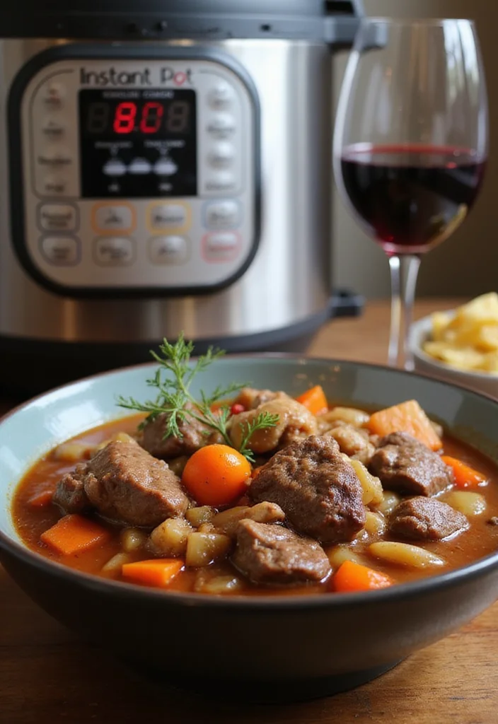 18 Beef Stew With Red Wine Recipes Everyone Is Searching For - 18. Instant Pot Beef Stew with Red Wine