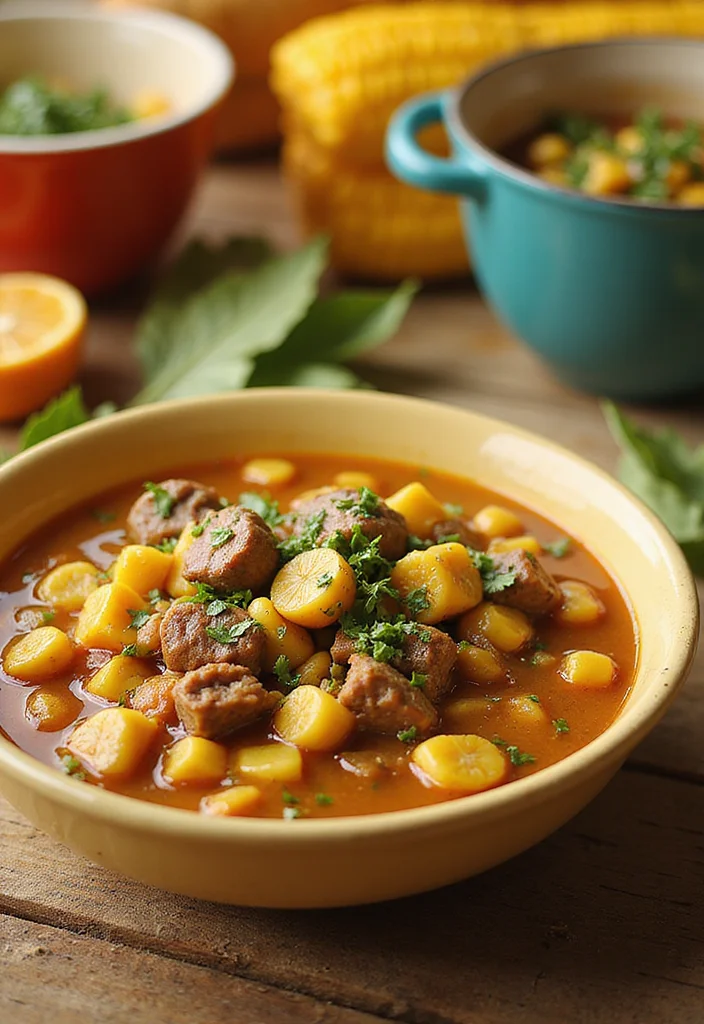 18 Must-Try Healthy Beef Stew Crock Pot Dishes For Busy Nights - 7. Corn and Beef Stew