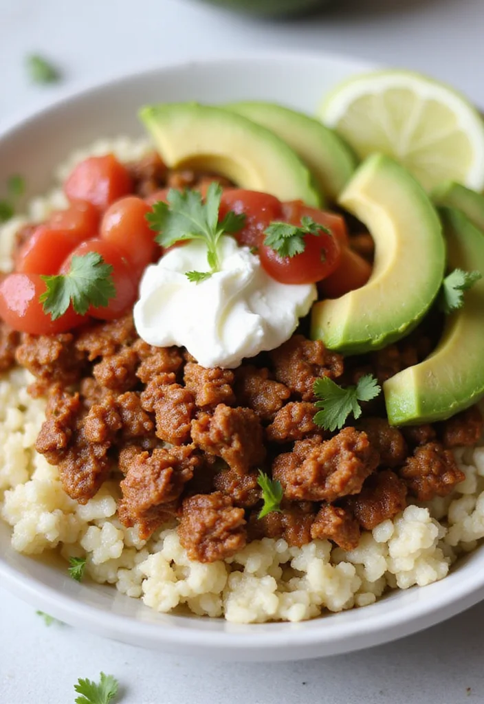 Top 14 Ground Beef Cottage Cheese Bowl Ideas You Haven’t Tried Yet - 12. Taco Bowl with a Twist