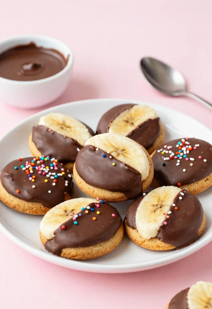 15 Banana Pudding Cookies Recipes Soft Sweet Comfort - 4. Chocolate-Dipped Banana Pudding Cookies 1