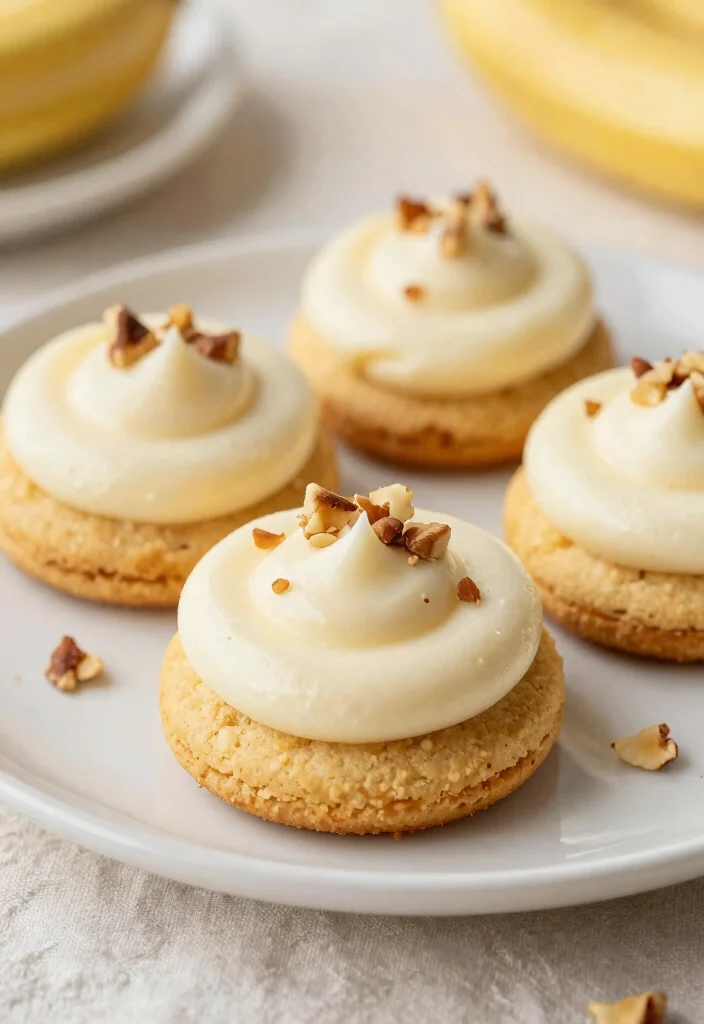 15 Banana Pudding Cookies Recipes Soft Sweet Comfort - 5. Banana Pudding Cookies with Cream Cheese Frosting 1