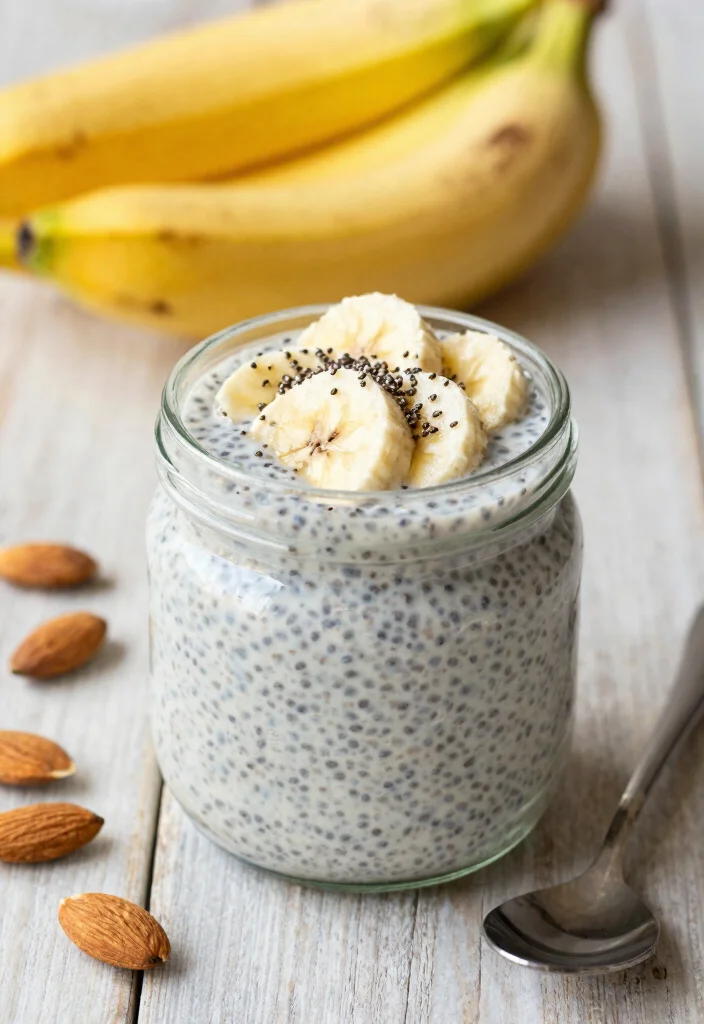 15 Easy and Delicious No-Waste Treats Using 2 Ripe Bananas - 10. Banana Chia Seed Pudding 1