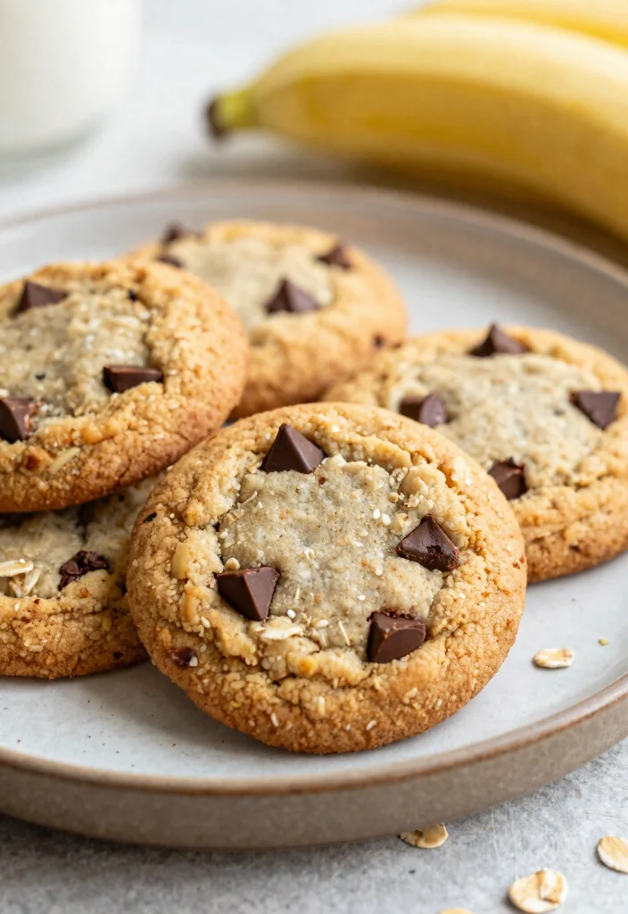 15 Easy and Delicious No-Waste Treats Using 2 Ripe Bananas - 2. Banana Oatmeal Cookies 1