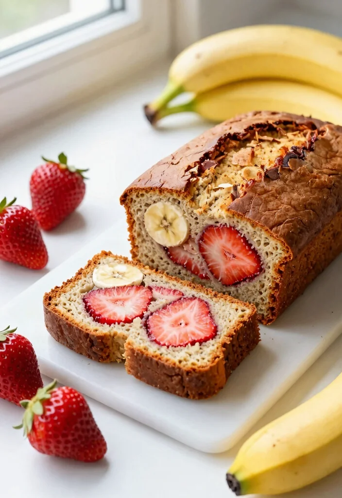 16 Banana Bread With Cake Mix Recipes Moist Foolproof Loaves - 11. Strawberry Banana Bread 1
