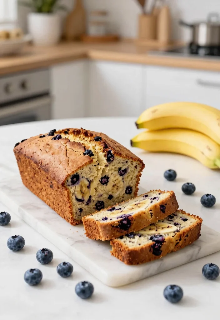 16 Banana Bread With Cake Mix Recipes Moist Foolproof Loaves - 6. Blueberry Banana Bread 1