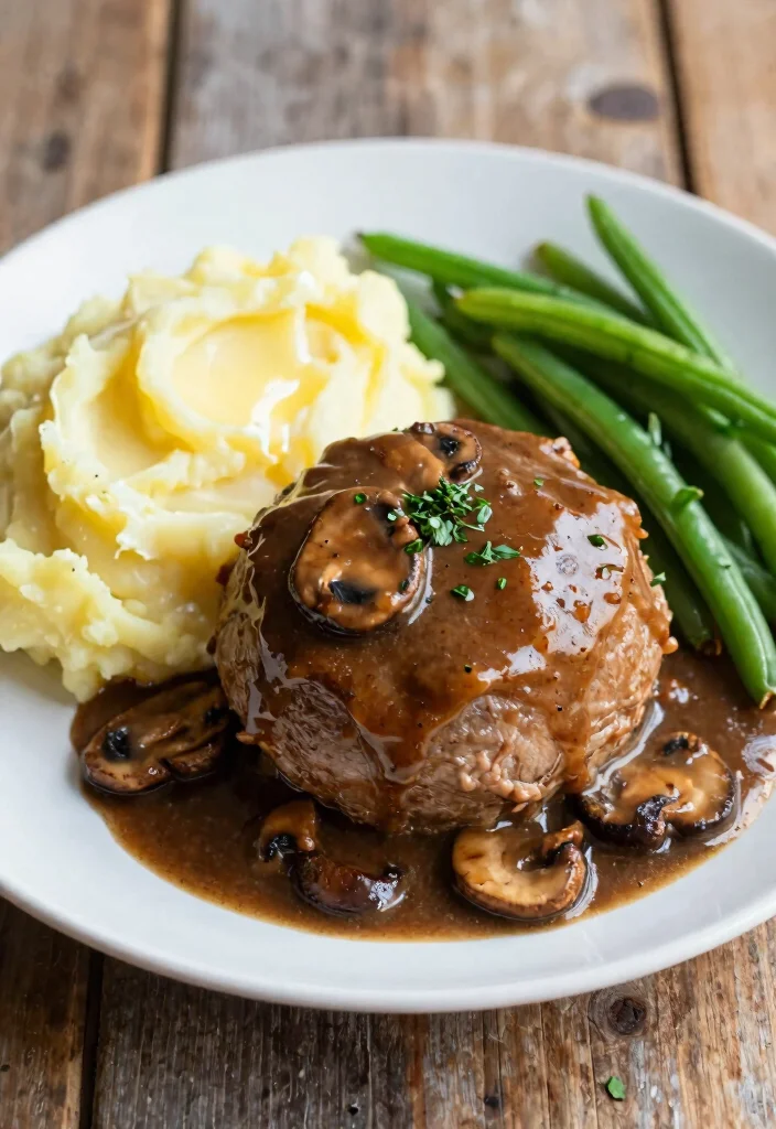 16 Bottom Round Roast Recipes for Tender Family Dinners - 7. Bottom Round Roast with Mushroom Gravy 1