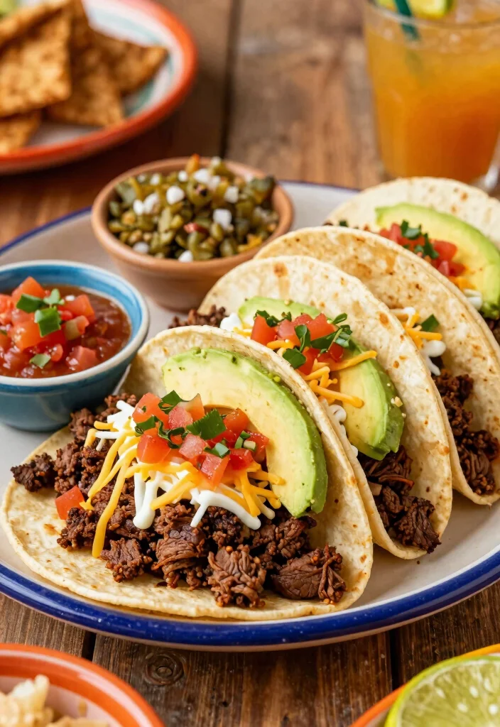 16 Crock Pot Steak Recipes Set and Forget Dinners - 10. Mexican Beef Tacos 1
