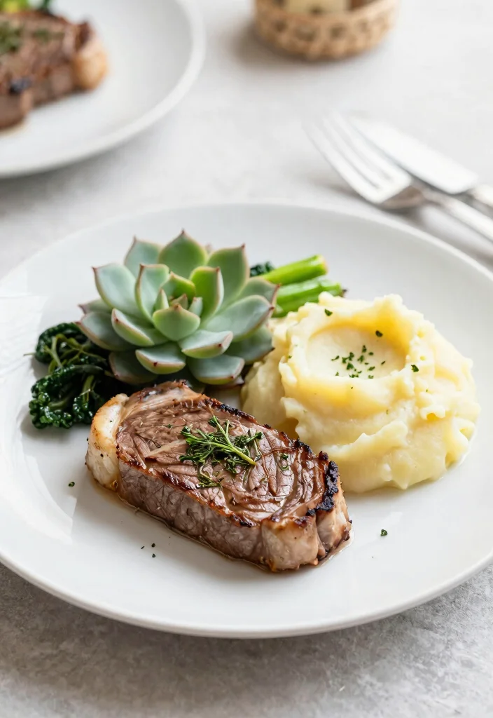 16 Crock Pot Steak Recipes Set and Forget Dinners - 11. Garlic Herb Steak 1