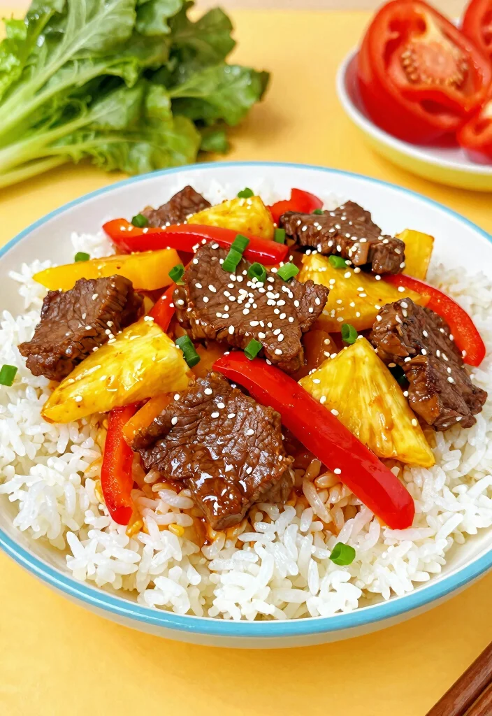 16 Crock Pot Steak Recipes Set and Forget Dinners - 13. Sweet and Sour Beef 1