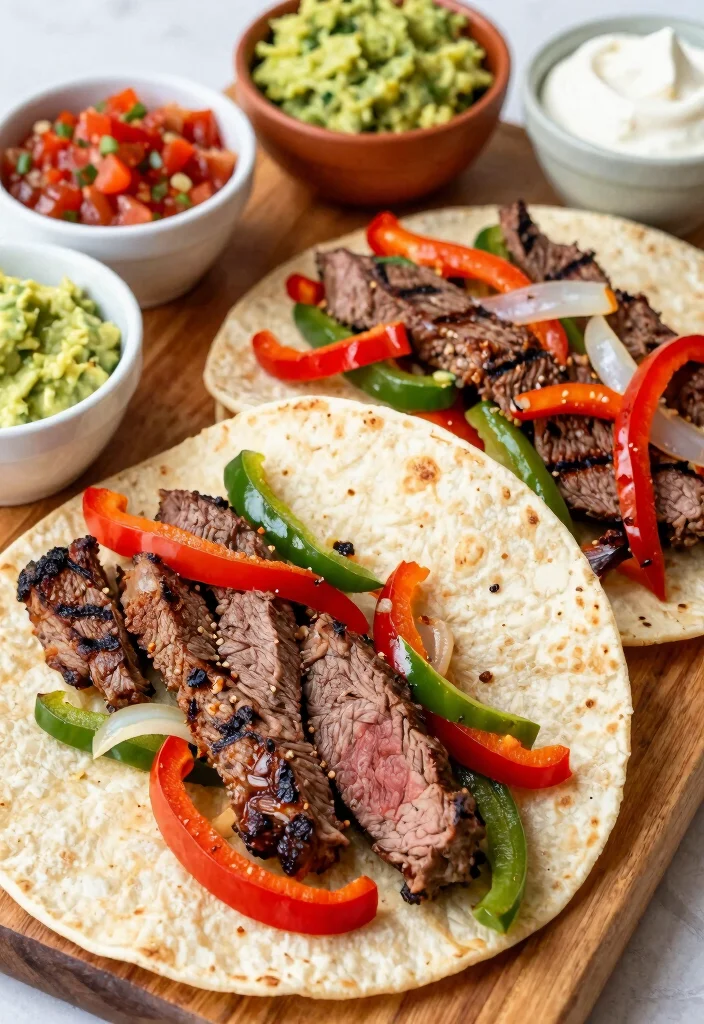 16 Crock Pot Steak Recipes Set and Forget Dinners - 2. Savory Steak Fajitas 1