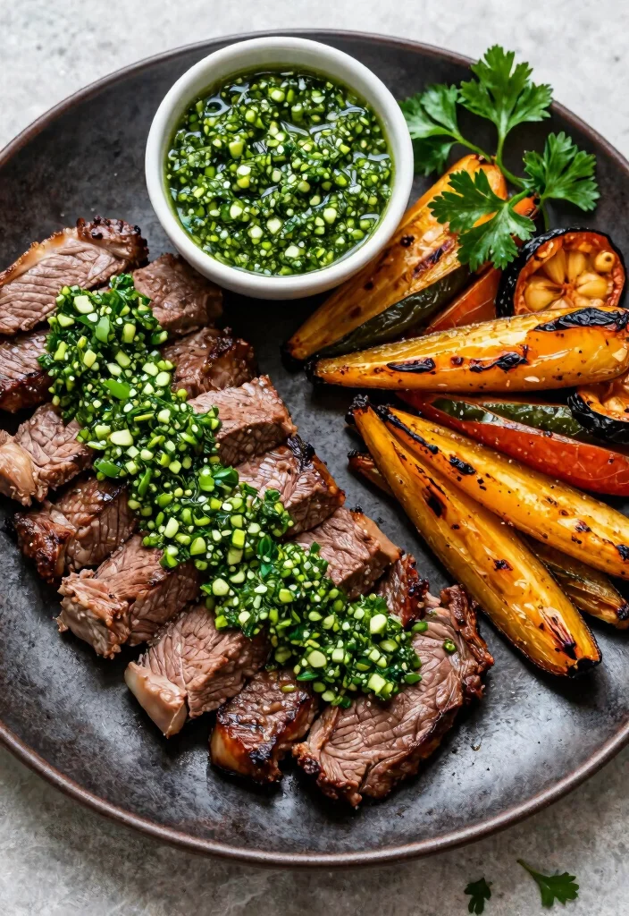 16 Flank Steak Recipes Crock Pot: Bold Beef Flavor for Busy Families - 10. Flank Steak with Chimichurri 1