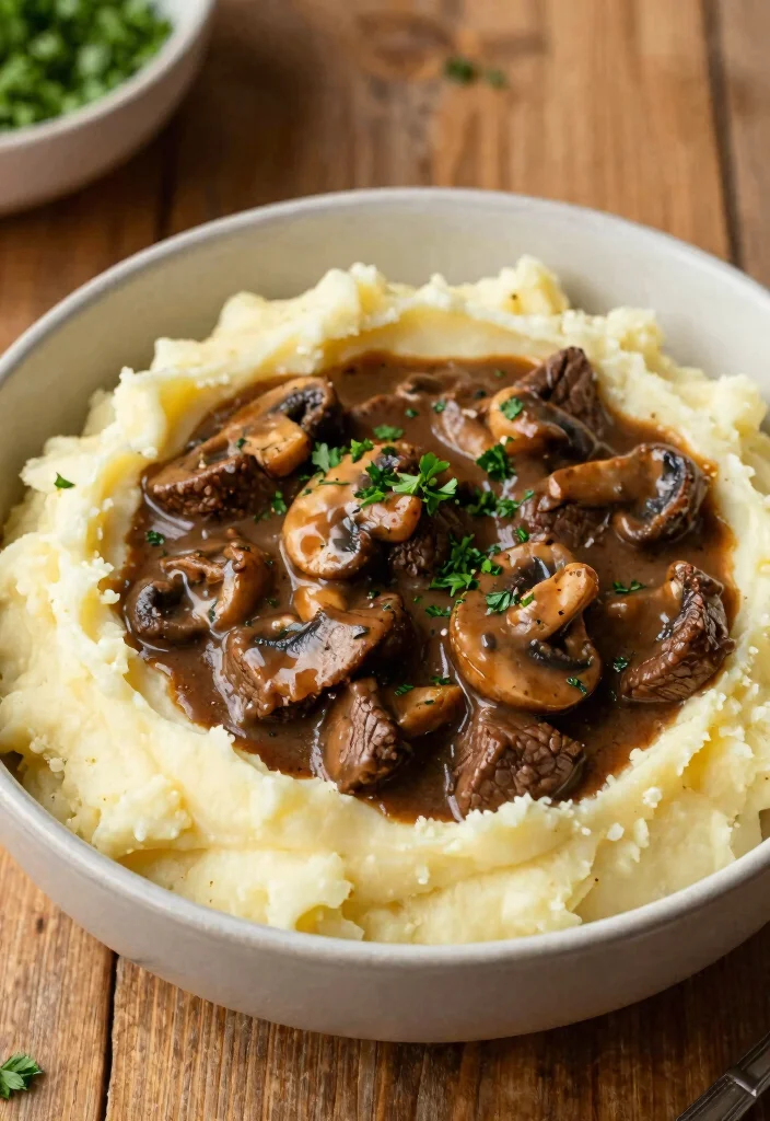 16 Flank Steak Recipes Crock Pot: Bold Beef Flavor for Busy Families - 12. Flank Steak with Mushroom Gravy 1