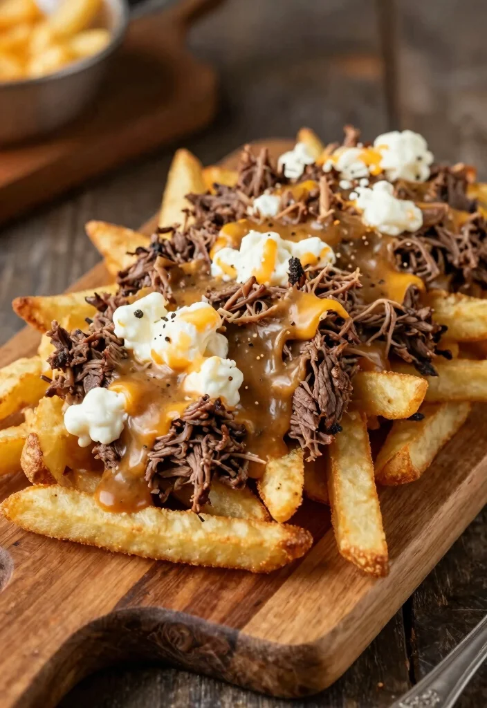 16 Flank Steak Recipes Crock Pot: Bold Beef Flavor for Busy Families - 16. Flank Steak Poutine 1