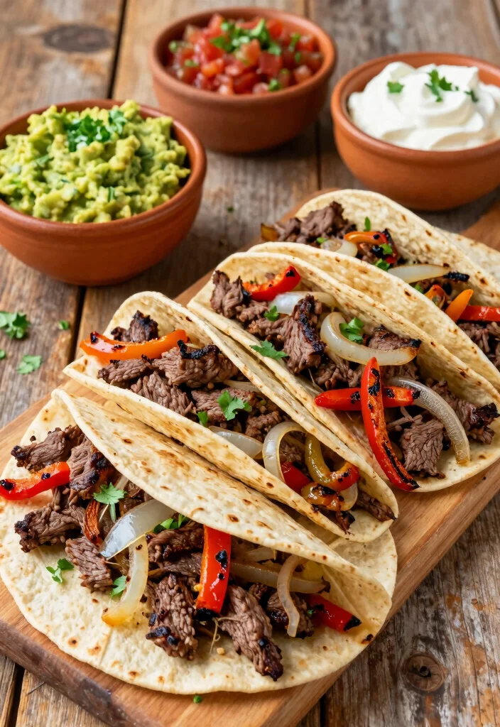 16 Flank Steak Recipes Crock Pot: Bold Beef Flavor for Busy Families - 4. Flank Steak Fajitas 1